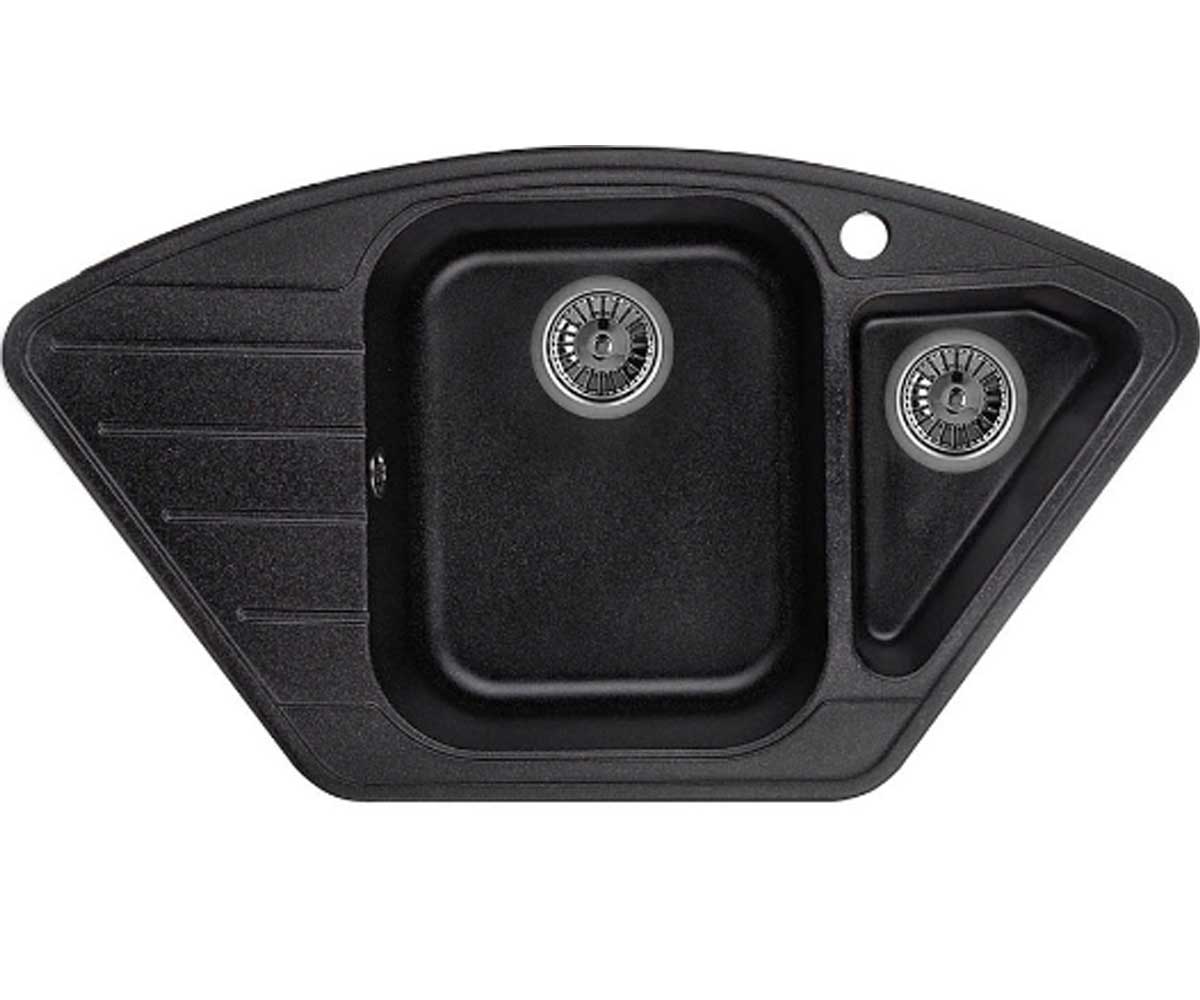 Гранітна кутова раковина MINOLA  MTG 5180-89 BLACK MTG 5180-89 BLACK