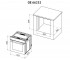 Электродуховка  OE 66232 BL/ INOX:Чертеж 
