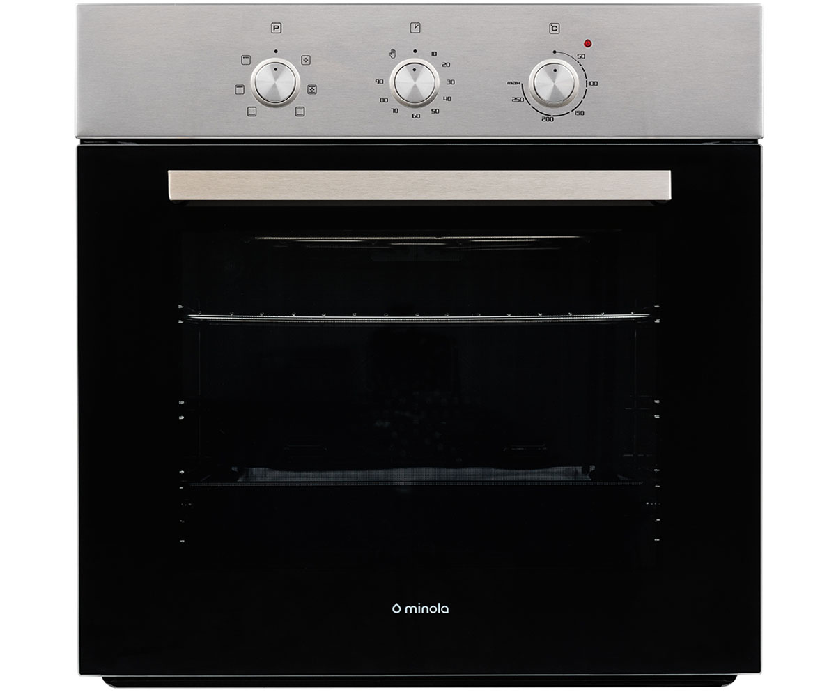 Духова шафа 66 л MINOLA  OE 6632 INOX/BL OE 6632 INOX/BL
