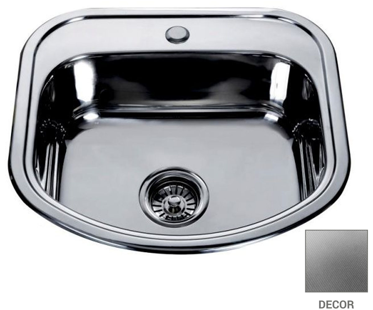 Мийка прямокутна 49 см MIRA  MR 4946 DECOR MR 4946 DECOR