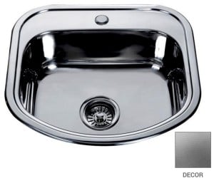 Мийка прямокутна 49 см MIRA  MR 4946 DECOR