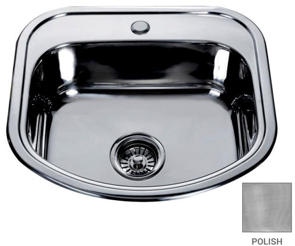 Мойка прямоугольная 49 см MIRA  MR 4946 POLISH MR 4946 POLISH