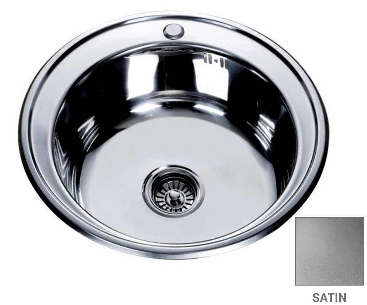 Мийка кругла 51 см MIRA  MR 510 SATIN MR 510 SATIN