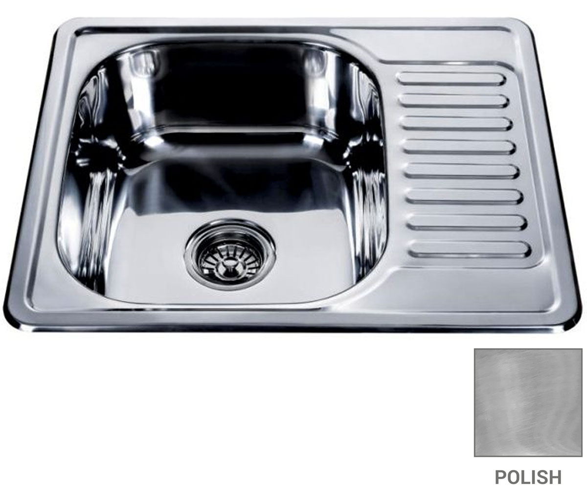 Мийка прямокутна 58 см MIRA  MR 5848 POLISH MR 5848 POLISH
