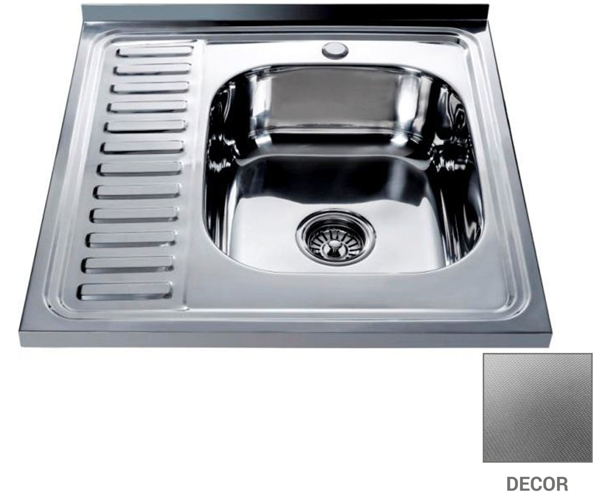 Правобічна мийка 60 см MIRA  MR 6060 DECOR RIGHT MR 6060 DECOR RIGHT