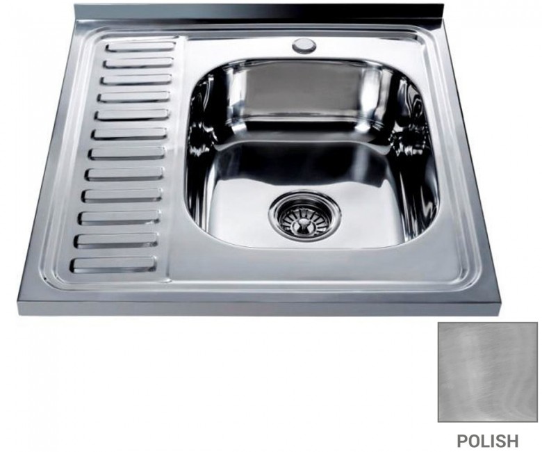 Правобічна мийка 60 см MIRA  MR 6060 POLISH RIGHT MR 6060 POLISH RIGHT