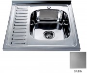 Правобічна мийка 60 см MIRA  MR 6060 SATIN RIGHT