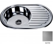 Овальна мийка 77 см MIRA  MR 7750 SATIN