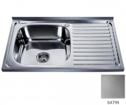 Лівостороння мийка 80 см MIRA  MR 8050 SATIN LEFT
