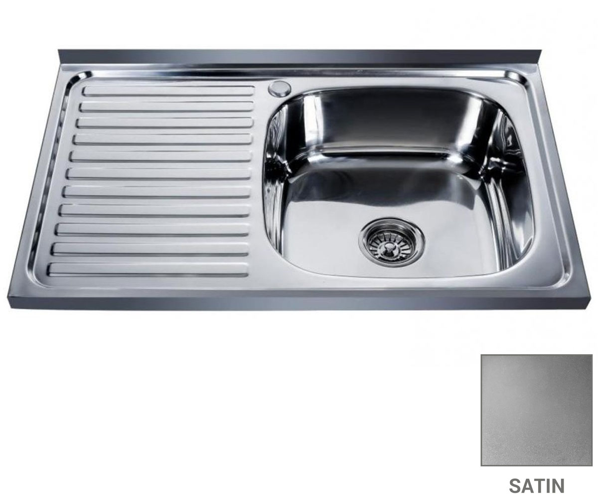 Правобічна мийка 80 см MIRA  MR 8050 SATIN RIGHT MR 8050 SATIN RIGHT