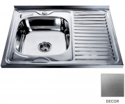 Мийка лівостороння 80 см MIRA  MR 8060 DECOR LEFT