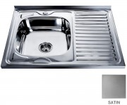 Мийка лівостороння 80 см MIRA  MR 8060 SATIN LEFT