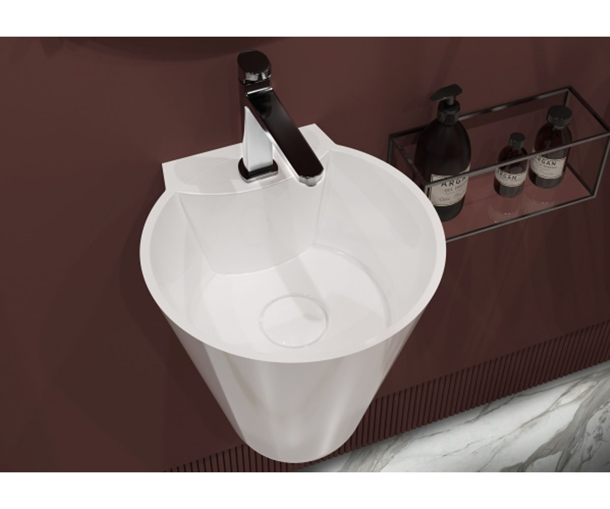 Подвесной умывальник  SMART MIRAMARBLE 0000240:Фото 3