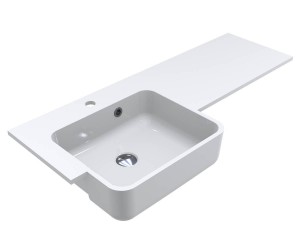 Раковина-столешница встраиваемая MIRAGGIO FONTANA L 0000518