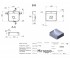 Прямоугольный умывальник  SEED MIRASOFT 0001116:Чертеж 