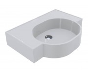 Раковина без отверстия под смеситель MIRAGGIO COMFORT 3410102