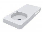 Раковина з лівою чашею MIRAGGIO LOOP 1000 L MIRASOFT 8813978