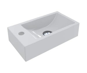 Раковина Faro R 408х227, колір білий, покриття глянець (1 сорт) MIRAGGIO FARO FARO R