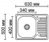 Мойка для кухни  FM6350DK-R:Чертеж 