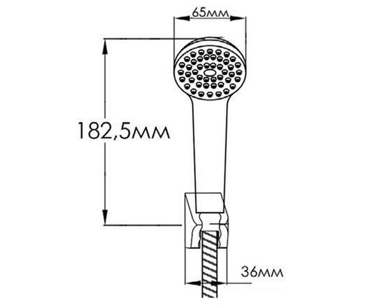 Душевой набор  ВЕГА FMZ0032:Чертеж 