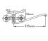Смеситель для ванны  МЕДЕЯ HB2041805C-35S:Чертеж 