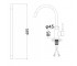 Кухонный смеситель  BASIS SLIN0484BL:Чертеж 