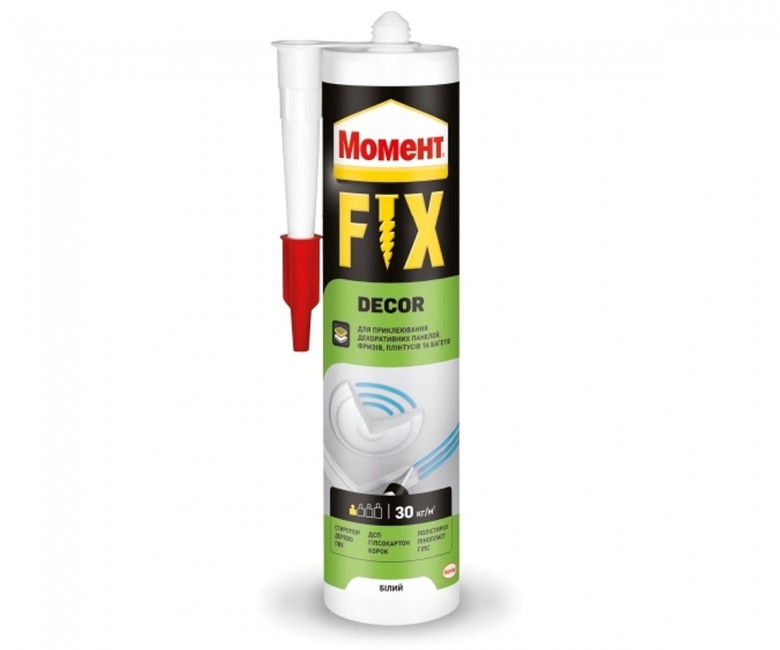 Монтажный клей 400 гр MOMENT  FIX DECOR FIX DECOR