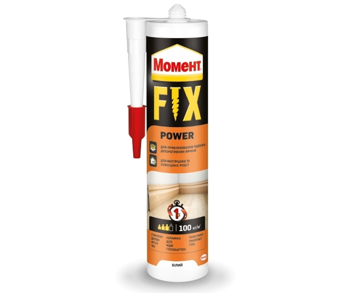 Клей монтажний 400 г MOMENT  FIX POWER FIX POWER