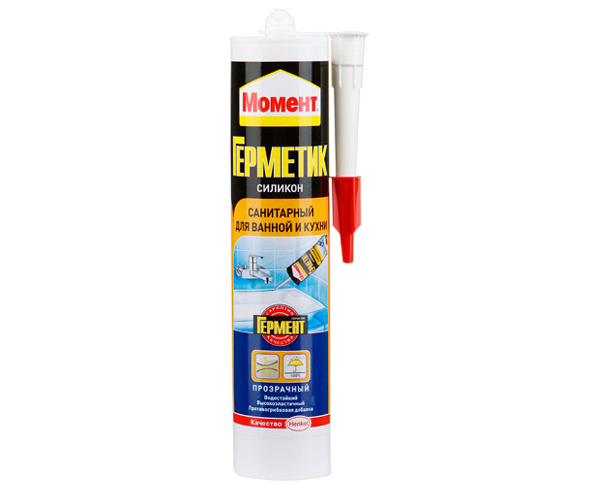 Силіконовий герметик для ванної та кухні MOMENT  SILICONE BATHROOM SILICONE BATHROOM