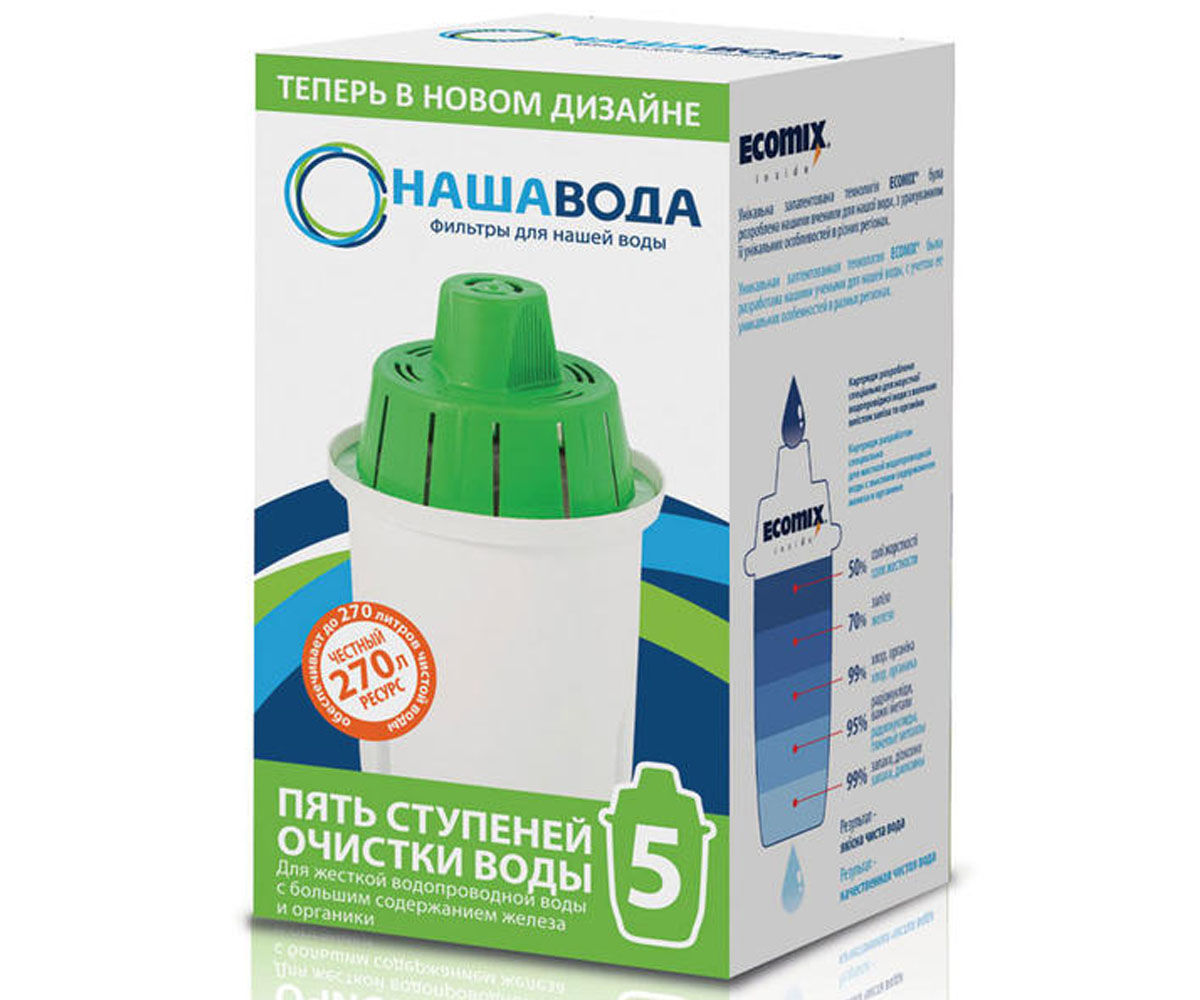 Картридж для фільтра-глечика НАША ВОДА  CRVK CRVK