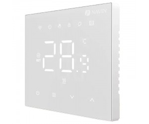 Терморегулятор Navin WT410W-3А 5...35 °C для котлів опалення електронний Wi-Fi Tuya, Smart Life провідне підключення 230В білий NAVIN  24-104273-8686