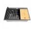 Черная кухонная мойка из нержавейки 1.5 мм многофункциональная Nett NB-7048  040425:Фото 7