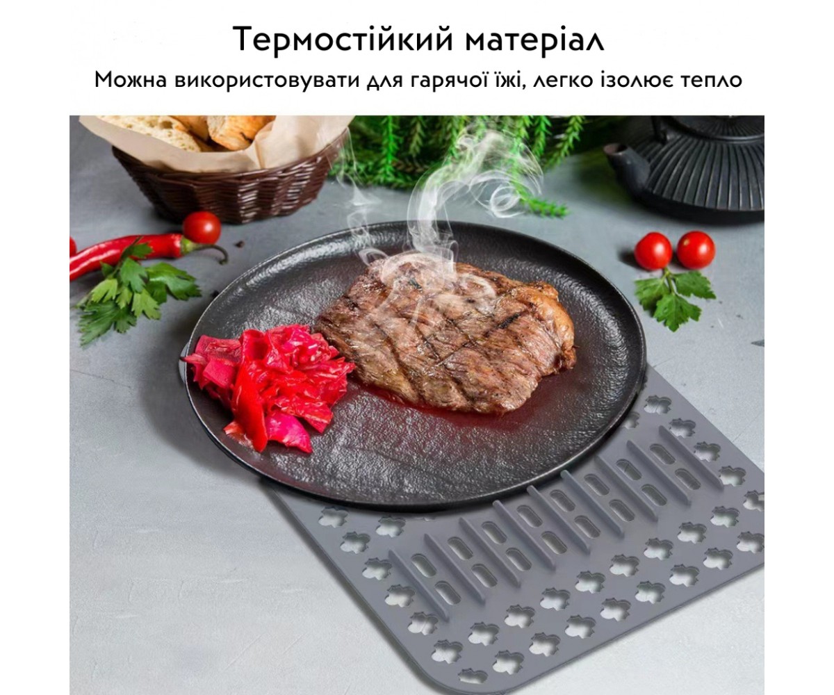 Силиконовый коврик в мойку термостойкий Nett SG-6433  053520:Фото 3