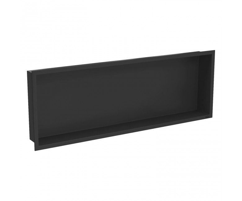 Полиця для ванної зі знижкою вбудована чорна Nett YB-92 NETT  121120U 121120U