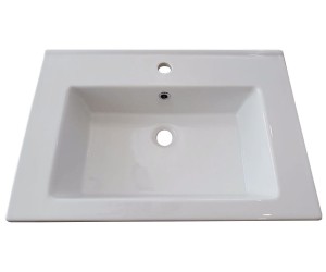 прямокутний умивальник NEWARC SILVER SLIM 501065