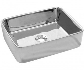 прямокутний умивальник COUNTERTOP SILVER 5011CR