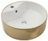 Керамічна кругла раковина NEWARC COUNTERTOP 5017G-W 5017G-W