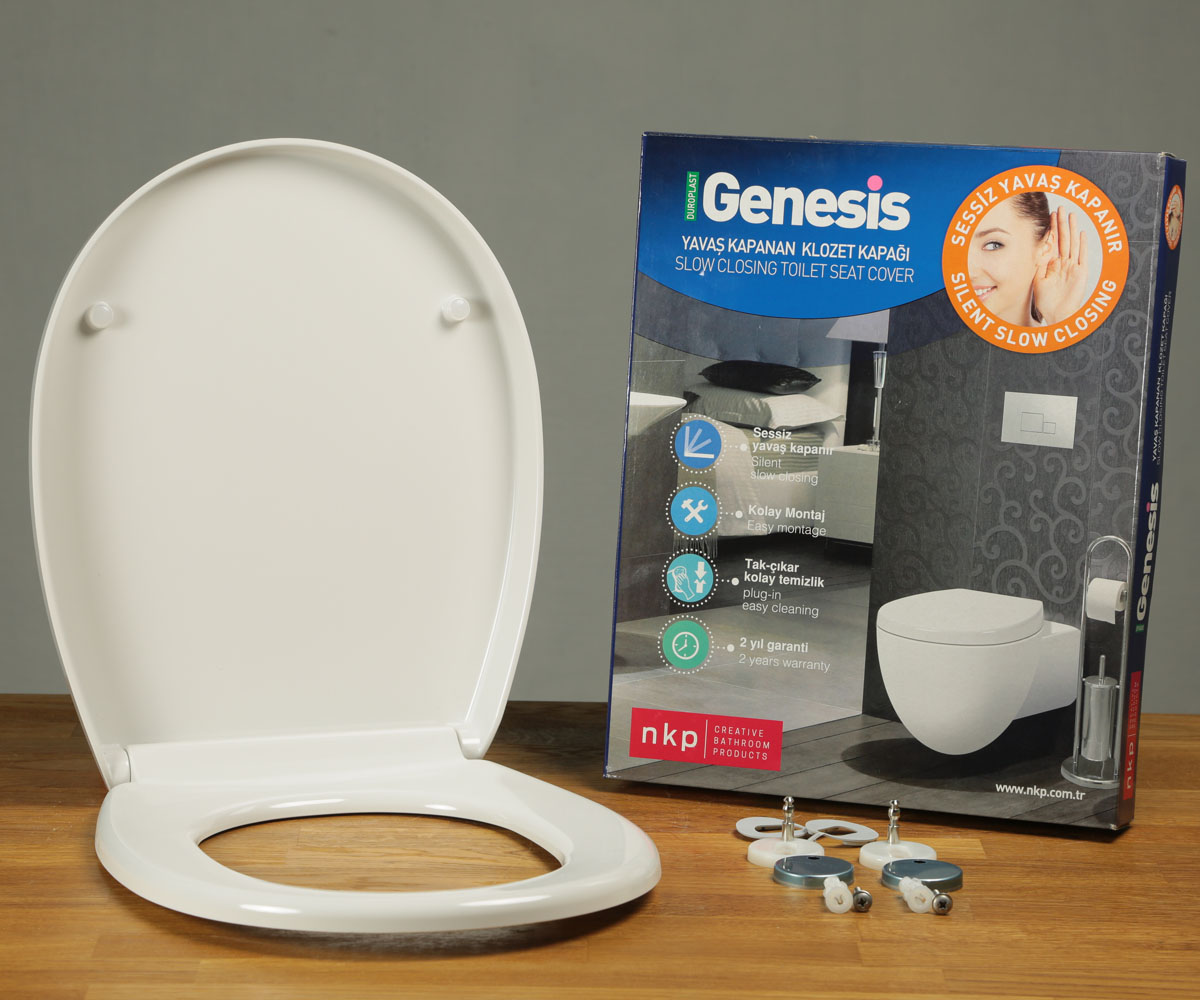 Сидение из дюропласта с микролифтом  GENESIS 0401:Фото 3