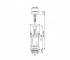 Смывной клапан  ATLAS CABLE 501120/022369:Чертеж 