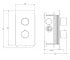 Встраиваемый смеситель-термостат OMNIRES CONTOUR CT8036CR:Чертеж 