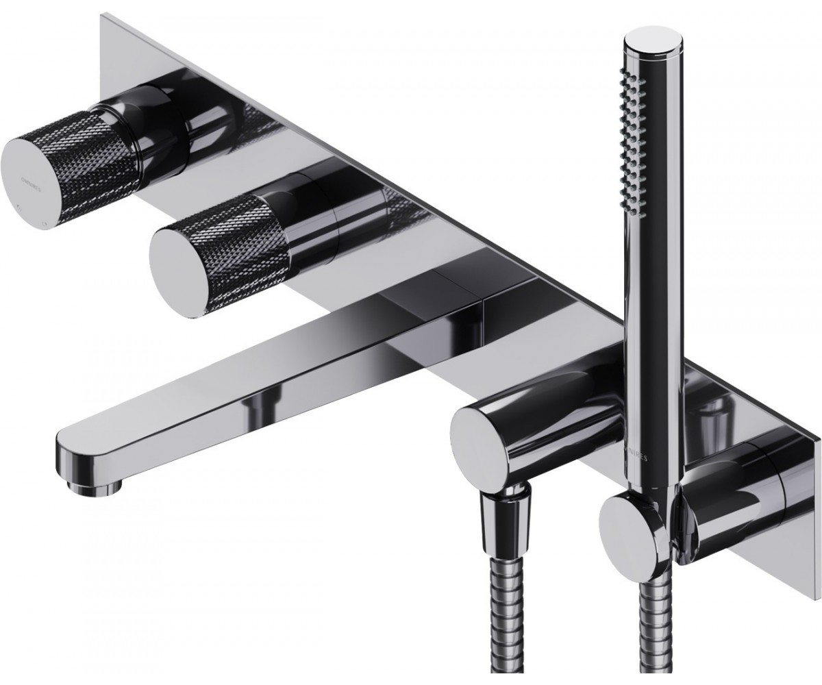 Змішувач для ванни і душа OMNIRES CONTOUR CT8037/1CR CT8037/1CR