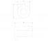 Крючок для ванной OMNIRES MODERN PROJECT MP60110BL:Чертеж 