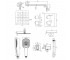 Душевая система скрытого монтажа OMNIRES PARMA SYSPM11CR:Чертеж 