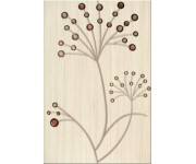 Плитка для підлоги OPOCZNO  ZEBRANO KREM FLOWER CENTRO 30X45 DECOR