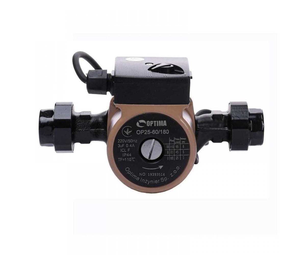 Насос циркуляційний Optima OP25-60-180, G 1 1/4, 10 бар, 180мм, 110Вт, 230В OPTIMA  8158 8158