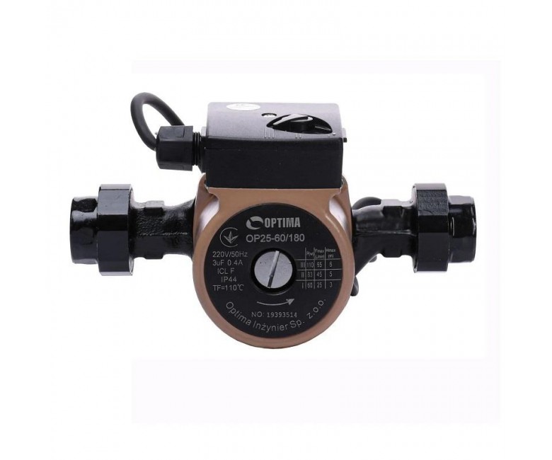 Насос циркуляційний Optima OP25-60-180, G 1 1/4, 10 бар, 180мм, 110Вт, 230В OPTIMA  8158 8158
