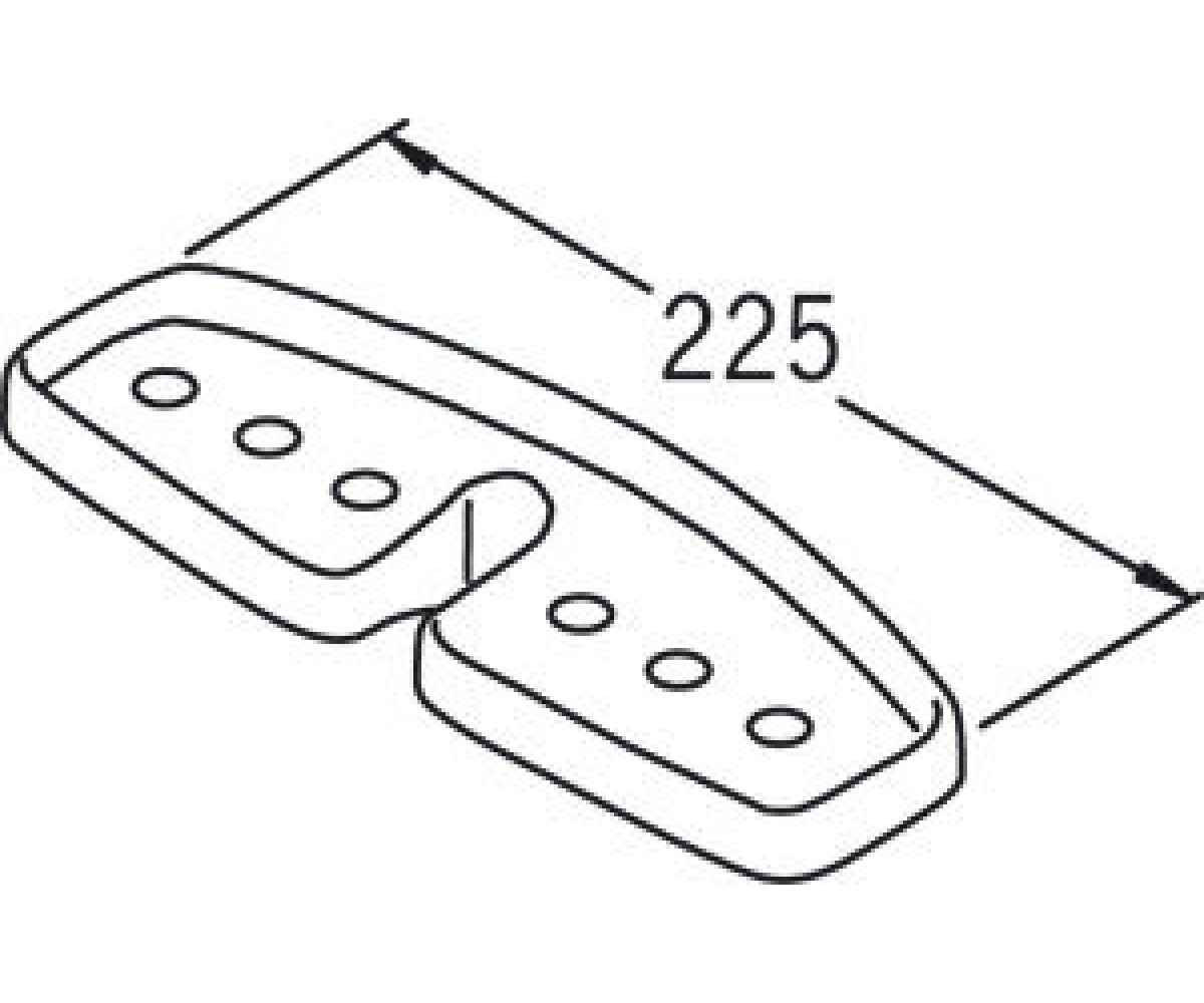 Мыльница  APOLLO 253002:Чертеж 