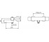 Cмеситель  IL BAGNO ALESSI ONE 8575U:Чертеж 