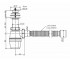Сифон бутылочный 1 1/2х50 мм  A-402921:Чертеж 