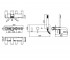 Смеситель скрытого монтажа  LIGHT LIG001NO:Чертеж 